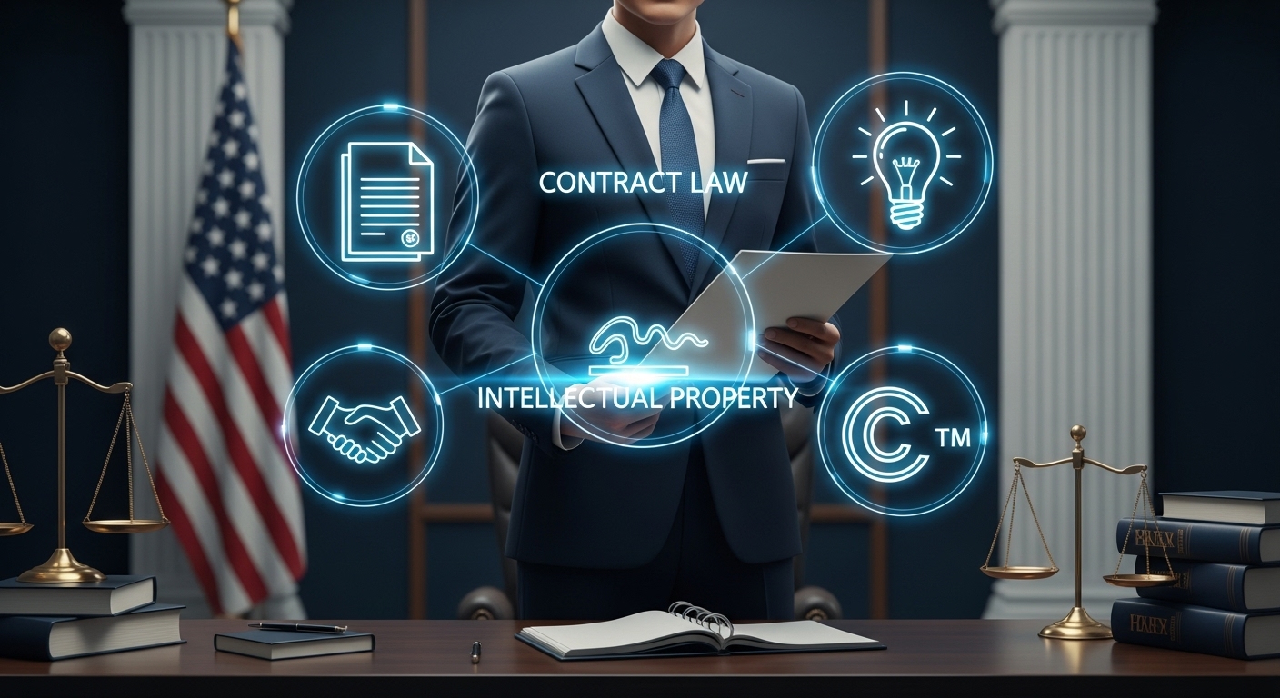 Trusted Lawyer Offering Contract Law and Intellectual Property Legal Services USA